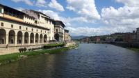 Florenz (Ausblick von der Ponte Vecchio)