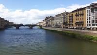 Florenz (Ausblick von der Ponte Vecchio)