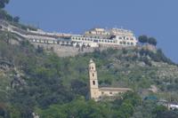 Unser Hotel an der Amalfiküste - Blick vom Meer bei Schifffahrt