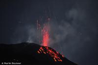 Eruption des Stromboli - Sciara del Fuoco - Feuerrutsche 