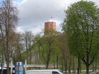 Der Gedeminasturm der oberen Burg in Wilna