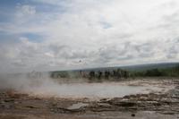 Strokkur in Aktion
