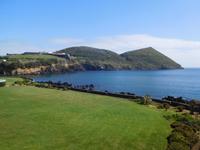 Blick vom Hotel in Angra do Heroismo auf der Insel Terceira