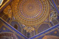 Usbekistan - Moschee der Tilya-Kori-Madrasa am Registan-Platz in Samarkand