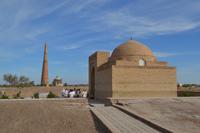 Turkmenistan - Qutlugh-Timur-Minarett und Sayyid-Ahmad-Mausoleum in Köneürgentsch
