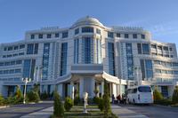 Turkmenistan - Unser Hotel in Daschogus