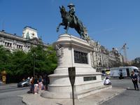 Porto - Alliiertenplatz , Denkmal Pedro IV