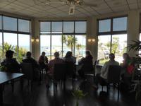 Blick aus dem Hotel auf das Meer