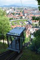 043 Ljubljana, Standseilbahn zum Burgberg