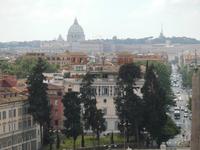  Blick vom Pincio zum Petersdom