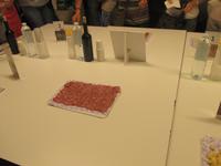 Verkostung von Käse und Wein in der 