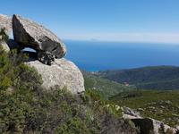 Italien, Elba, Wanderung Monte Capanne, Abstieg