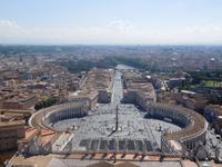Der Petersplatz in Rom