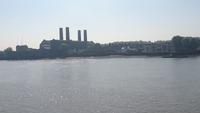 Blick zum Kraftwerk von Greenwich