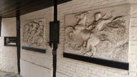 Relief in einem Durchgang in Eton