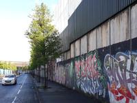 Eine der  Peace Lanes in Belfast