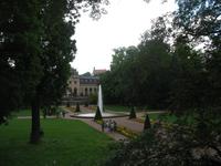 Blick auf die Orangerie im Schlossgarten