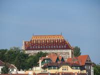 Einfahrt in Budapest - Blick zur Fischerbastei
