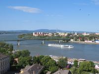 Ausflug nach Esztergom - Blick über die Donau