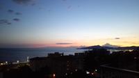 Ausblick vom Hotel auf's Meer am Abend!