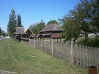Blick auf das Freilichtmuseum des 