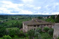 San Gimignano - Blick von der Stadtmauer