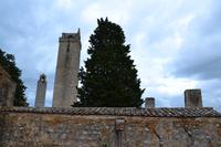 San Gimignano - Blick von der Stadtmauer