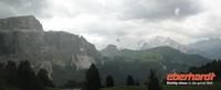 Blick vom Sellajoch auf Sella u Marmolata
