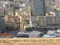 Monaco - Blick auf Rennstrecke Formel 1