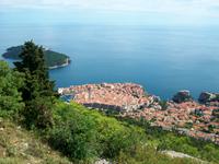 Dubrovnik, vom Berg Srd aus gesehen 