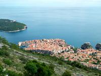 Dubrovnik, vom Berg Srd aus gesehen 