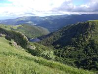 Blick vom Hohneck auf den Schiessrothriedsee