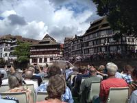 Bootsfahrt auf der Ill in Strasbourg 