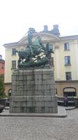 Stockholm (Altstadt - Statue des Hl. Georg)