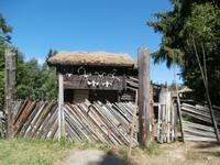 oberhalb der Schanzenanlage in Lillehammer