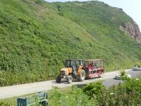 Traktorfahrt auf Sark