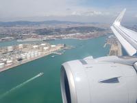 Landung bei Barcelona