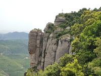 Kloster und Wanderund in Montserrat Berglandschaft (2)