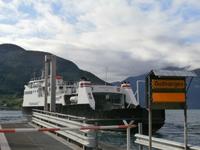 Kaupanger Start zur Kreuzfahrt im Sognefjord