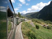 Fahrt mit der Flam Bahn