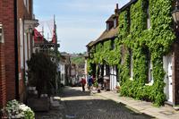 Rye - Cinque Ports - Mermaid Street mit Schmuggler Treff Mermaid Inn