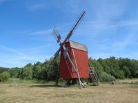 Typische Windmühle auf Öland