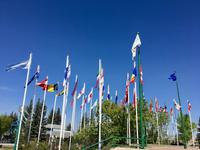 Fahnen der Olympiade 1988