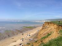 die Südküste der Isle of Wight