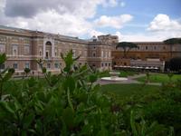 Blick auf die Vatikanischen Museen