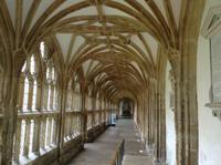 im Kreuzgang von Wells