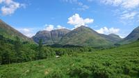 Am Zugang des Glen Coe