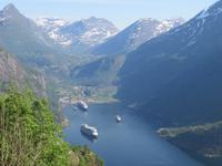 Geiranger Blick von der Adlerkehre