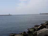 Einfahrt in Porto -  Blick auf die Douro Mündung