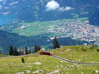Blick auf Interlaken und den Thuner See